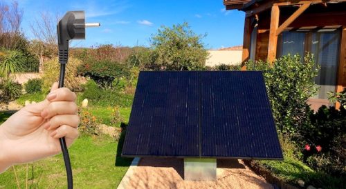 L’innovation solaire à brancher directement sur une prise