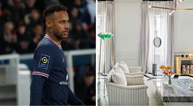 Neymar et un aperçu de son impressionnante maison de luxe près de Paris