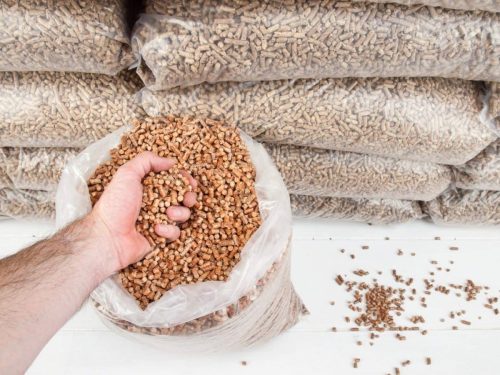 un sac de 15 kg de pellets