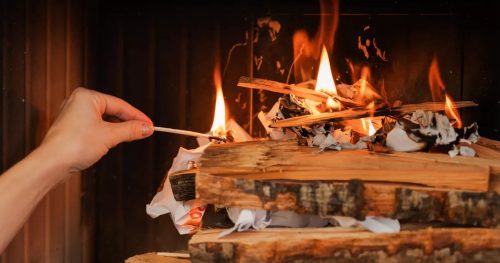 allumer un feu par le haut